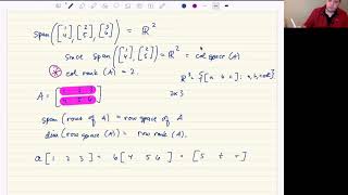 Column Span and Row Span of a Matrix