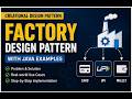 Factory Design Pattern | JAVA Code Examples | System Design Concepts