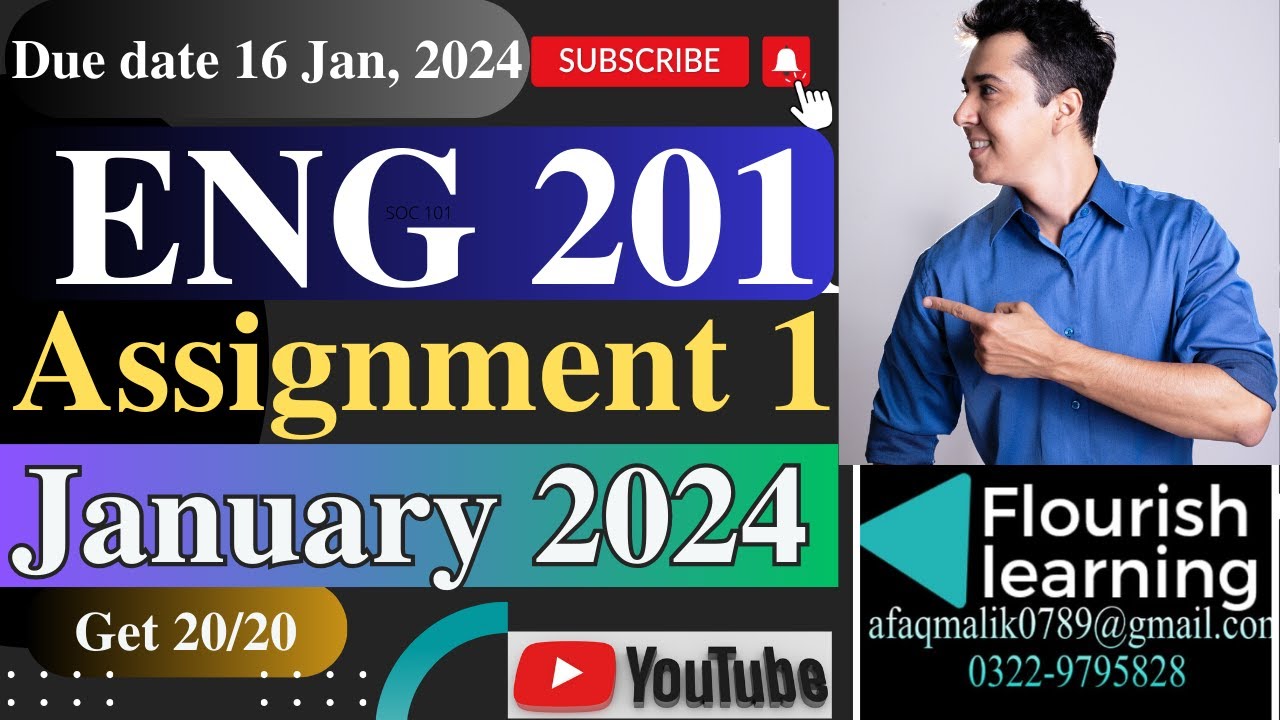 ENG201 Assignment 1 Solution 2024/ENG201 Assignment 1 2024/ ENG201 ...