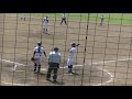 2018　春　高校野球　九州大会　明豊　大平選手逆転2点タイムリー