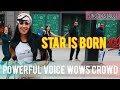 💯A Star is Born!✨️ English Girl's Impressive Street Performance🔥Walk-Up Singer🍀Adele - Easy On Me