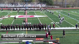 Sachem East Varsity Football vs Sachem North - 4/24/2021