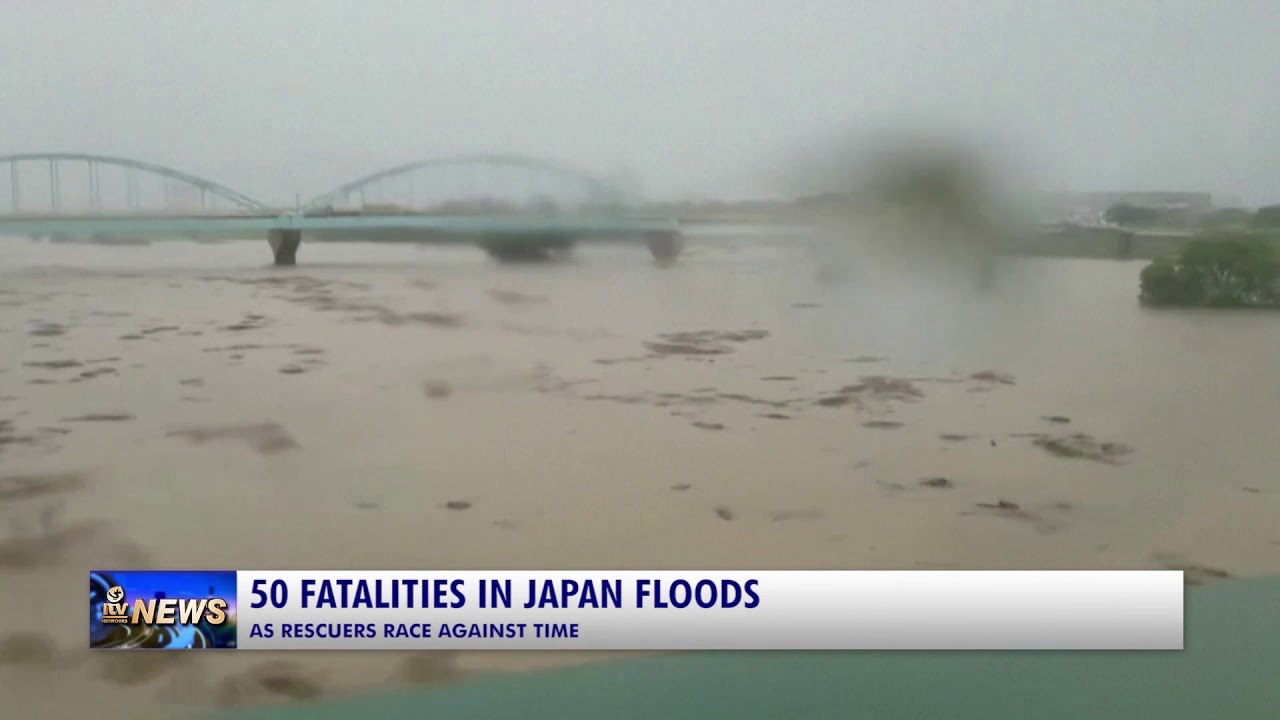 50 FATALITIES IN JAPAN FLOODS AS RESCUERS RACE AGAINST TIME - YouTube