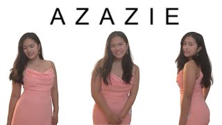 AZAZIE Bridesmaid Dress Unboxing | Custom Size Review