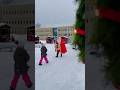 In Finland during Christmas season you can easily see Santa Claus.