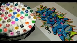 Abjad Graffiti Balok