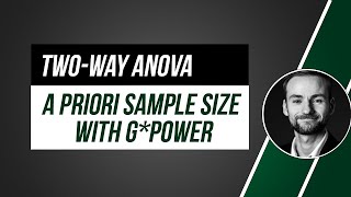 Two-Way ANOVA - calculate required sample size with G*Power