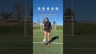 Can a soccer player beat the NFL field goal record? #soccer #football #nfl #fieldgoal