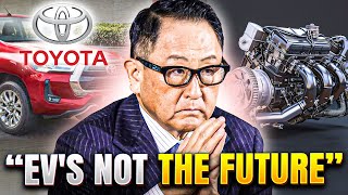 Toyota CEO Finally EXPOSED EVs! Huge News