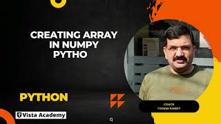 "Numpy| Python" Tutorial: Creating 1D, 2D, and 3D Arrays "