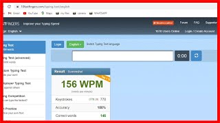 10fastfinger | How fast you are ?? | How I Type REALLY Fast (156 Words per Minute)