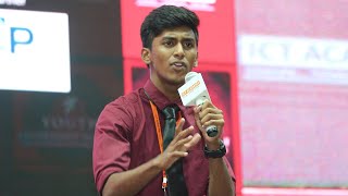 The right time is always "Now" | P Ajith Charan Samy at Youth Talk 2019 Finale, Tamil Nadu