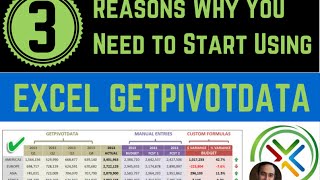 How to Create a Custom Report with Excel GETPIVOTDATA