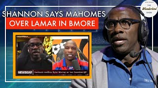 Shannon Sharpe says Patrick Mahomes is better in Baltimore then Lamar Jackson...SMH!!! #829!!!