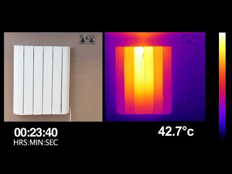 Thermal Imaging of the MYLEK Smart Clever Radiators Thermal Imaging of the MYLEK Smart Clever Radiators
