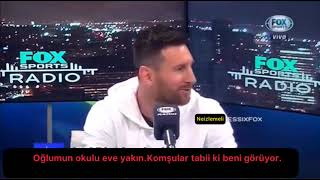 Messi: Baba olmak beni değiştirdi❗️ Mateo yenilsek de umursamaz (Türkçe Çeviri)