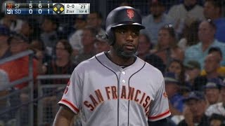 SF@SD: Pence forces in Span with ground ball in 4th