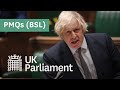 Prime Minister's Questions with British Sign Language (BSL) - 14 April 2021