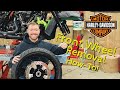 How to Remove & Install Front Wheel and Tire on a Harley Davidson Touring Bike