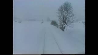 Winter extrem im Allgäu 1 , Führerstandsmitfahrt 1998