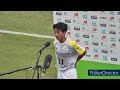 優勝インタビュー【高校総体サッカー男子 2022】