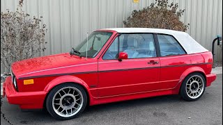 New owner of my mk1 cabriolet 1.8T swap Drive