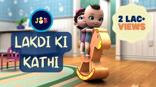 Lakdi ki Kathi Kathi Pe Ghoda Nursery Rhyme | Songs for Babies in Hindi | Nursery Rhymes in Hindi