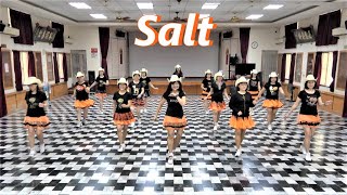 Salt｜Line Dance by Misuk La \u0026 Alexis Strong｜塩｜4K