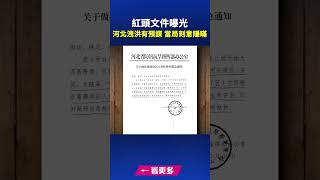 紅頭文件曝光 河北洩洪有預謀 當局刻意隱瞞｜ #新唐人電視台