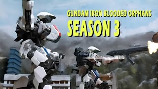 GUNDAM STOP MOTION-iron blooded orphans season3 part2#gundamindonesia #gundambarbatos #toys