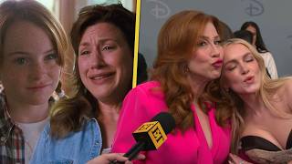 The Parent Trap REUNION! Lindsay Lohan CRASHES Lisa Ann Walter's Interview (Exclusive)