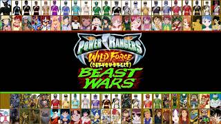 Power Rangers (Catvgu Style) Wild Force Beast Wars Op 1 Fanmade Song