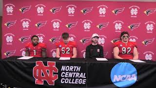 North Central College Football Press Conference: Dec. 14, 2024 vs. Springfield College