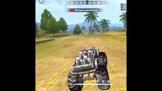 Can I kill The whole squad use monster car?😁||🔰Garena Free Fire🔰#Short #Shorts #Owngaming