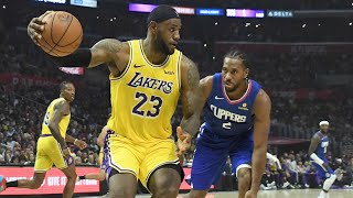 Lebron James vs Kawhi Leonard - All 1 On 1 Plays | 2019-20 NBA Season
