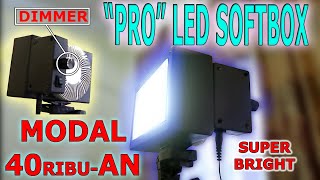 [DIY] Ultra Cheap Dimmable LED Softbox / LED Panel Light for Early Stage Youtuber