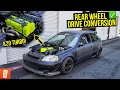 Building a Rear Wheel Drive, K20 Turbocharged Honda Civic EK Hatchback Race Car!! Part 12