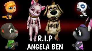 R.I.P ANGELA and BEN 😭 - My Talking Tom Friends - AMONG US