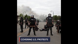 Journalists covering U.S. protests find themselves under attack