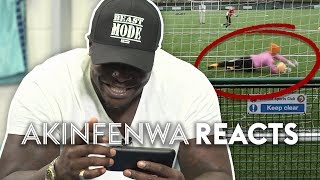Akinfenwa Reacts To The WORST Goalkeeper On YouTube! | Stat Football ⚽ (HILARIOUS)