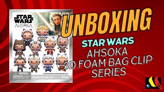 BLIND BAG UNBOXING: Star Wars Ahsoka 3D Foam Bag Clip Series - Monogram International