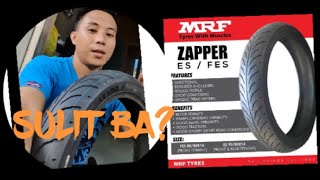 MRF SCOOTER TYRE REVIEW #CLICK150AND125 #MIOSCOOTER #BUDGETMEALTIRE #MURANGGULONG #tire review