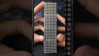 Dot Matrix MAX7219 Display | Best Arduino Display | Best Arduino Display For Beginners | #shorts