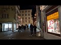 christmas lights in zürich switzerland altstadt and münsterhof november 2022【4k】