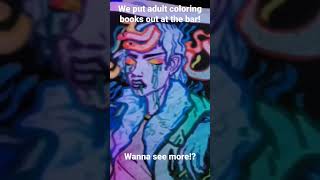 We put out adult coloring books and some of the art we see is incredible!
