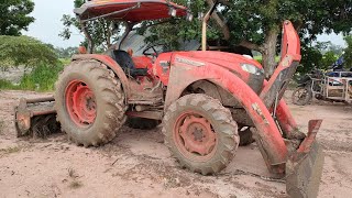 ถามกันมาหลายท่านมากว่ายางเบอร์อะไรทำไมมันใหญ่แท้ แปลงนิดหน่อย Kubota tractor