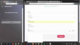 Dynamic Form IONIC 3