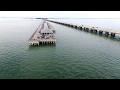 Sunshine Skyway Bridge from the Drone with Tampa Fishing Pier 2 of 3 DJI Phantom 3 Pro