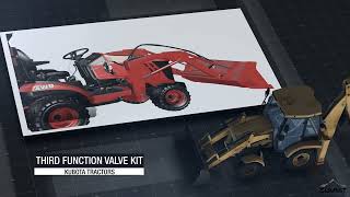 Summit Hydraulics Kubota BX Series Third Function Kit 3D Installation