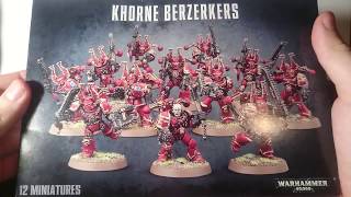 Unboxing - Khorne Berzerkers